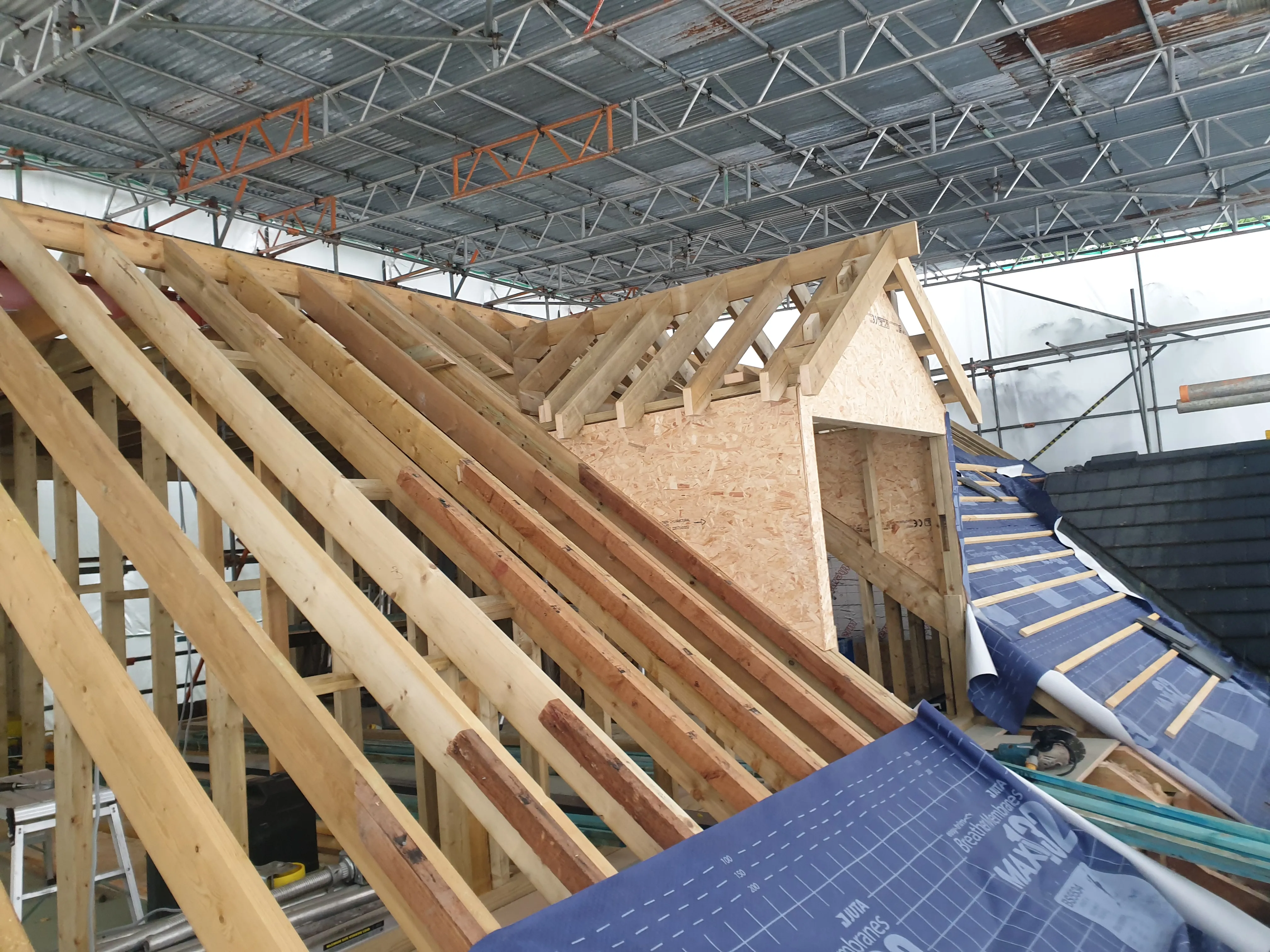 Loft conversion and building project completed in Somerset