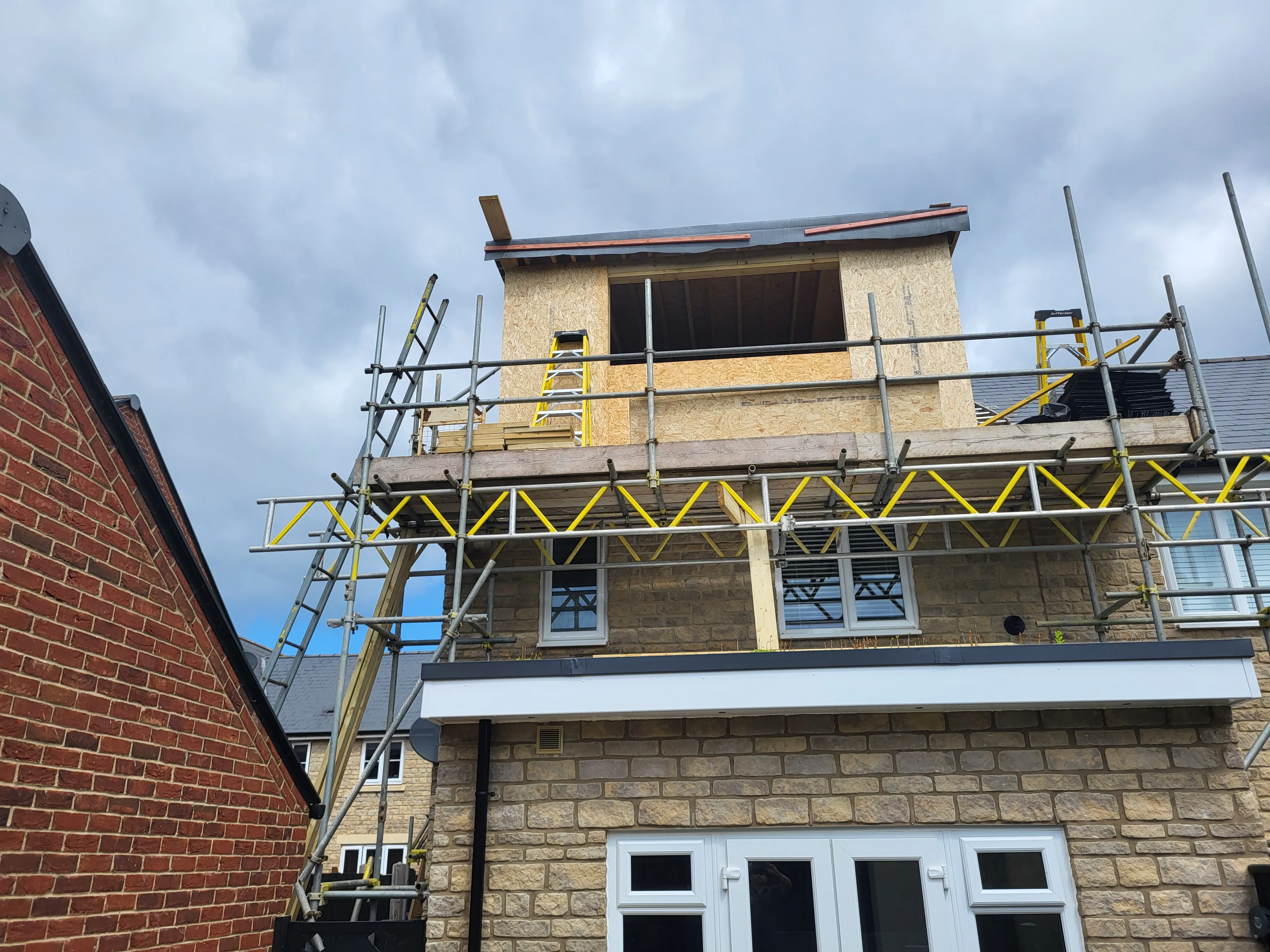 Loft conversion and roofing project in Taunton, Somerset